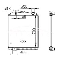 HINO MT RADIATOR 16090-4601